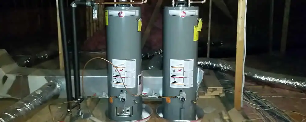 Tankless water heater installation for home hot water in Plymouth, MA